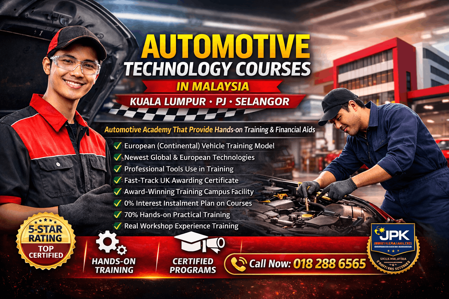 Automotive Technology Courses in Kuala Lumpur, Malaysia by Techtra Academy Malaysia