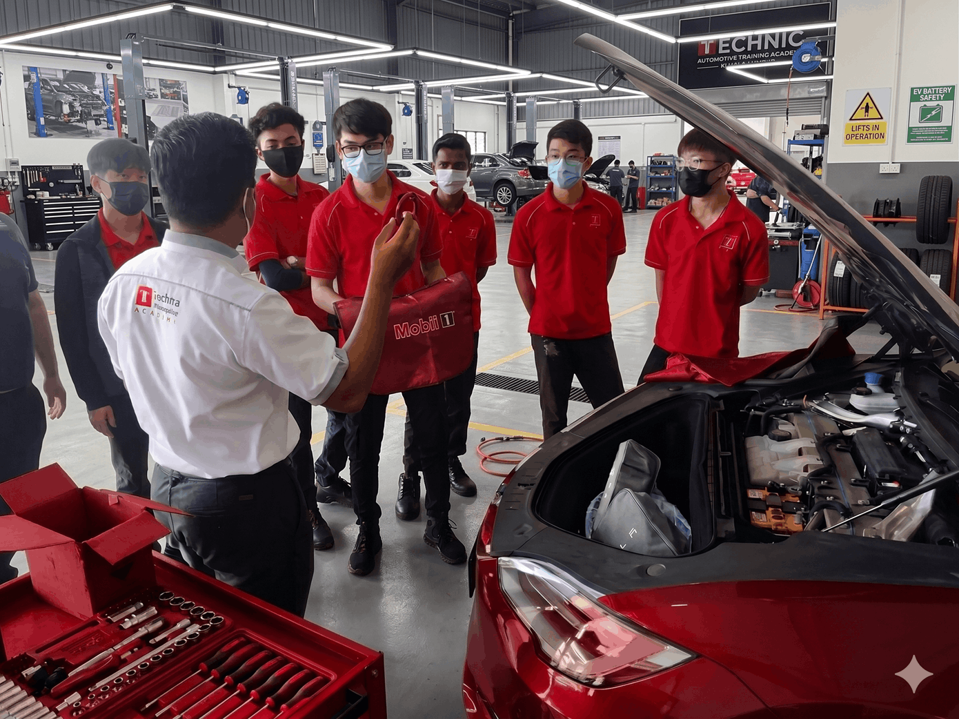 Techtra Automotive Academy Car Workshop Real Hands-on training Kuala Lumpur KL